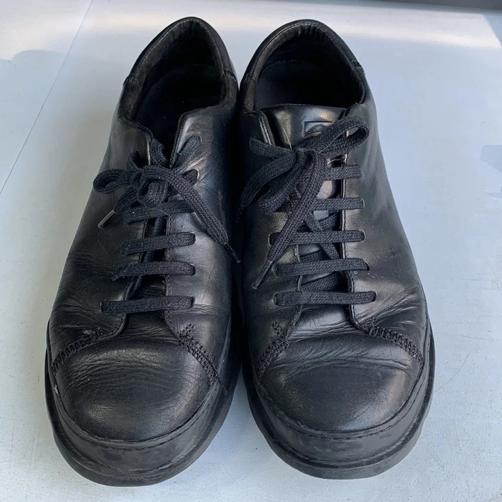 Camper Brutus Shoes Men’s Black Leather Lace Up Formal Dress Comfort Wear‎ 9/9.5
